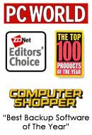 Prejete nagrade programa Winbackup